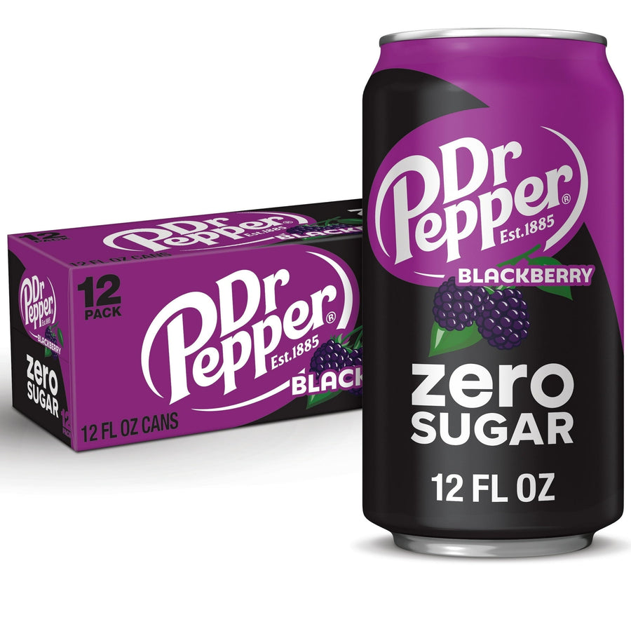 Dr Pepper Blackberry Zero Sugar Soda I4