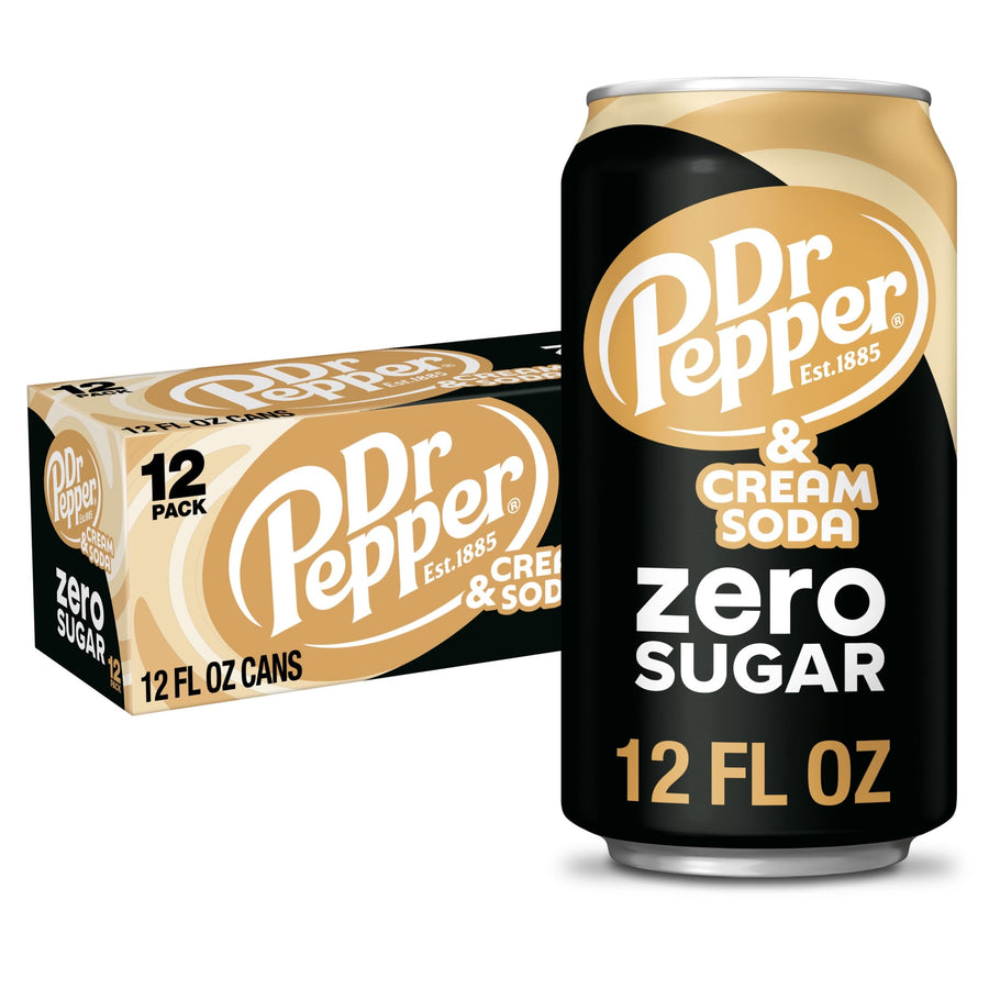 Dr Pepper & Cream Soda Zero Sugar P4